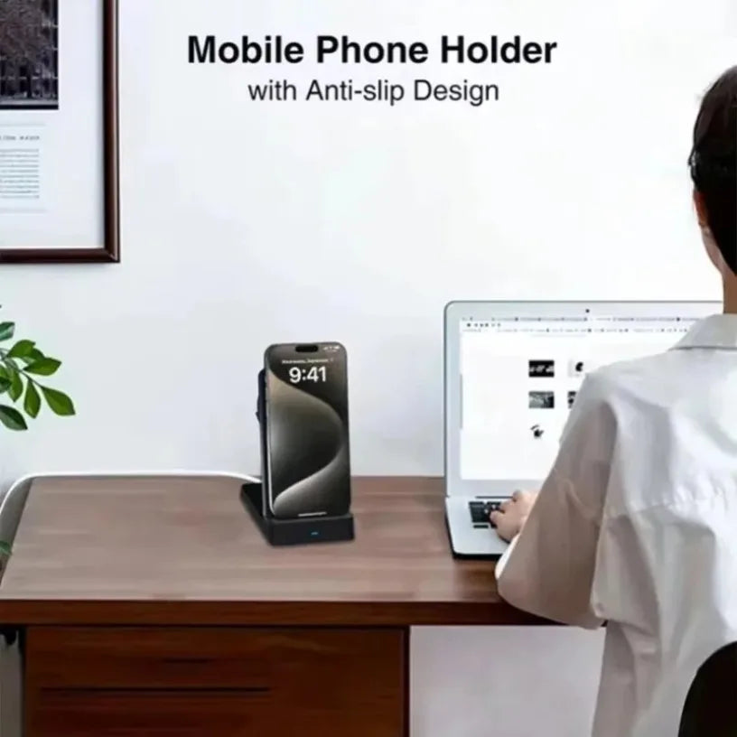 MagDock 3-in-1 Fast Wireless Charging Station
