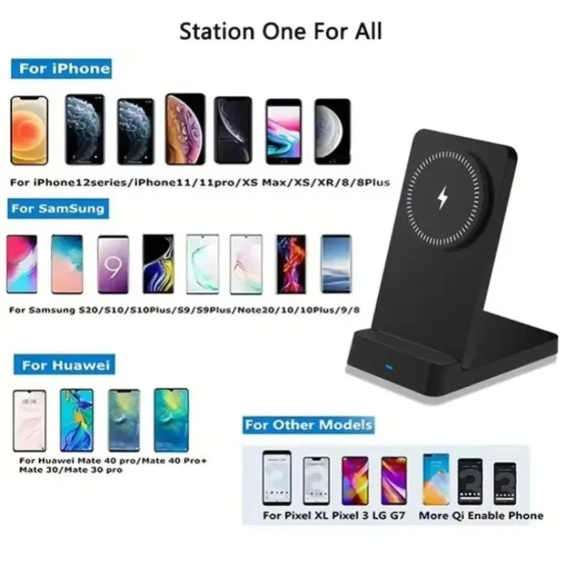 MagDock 3-in-1 Fast Wireless Charging Station