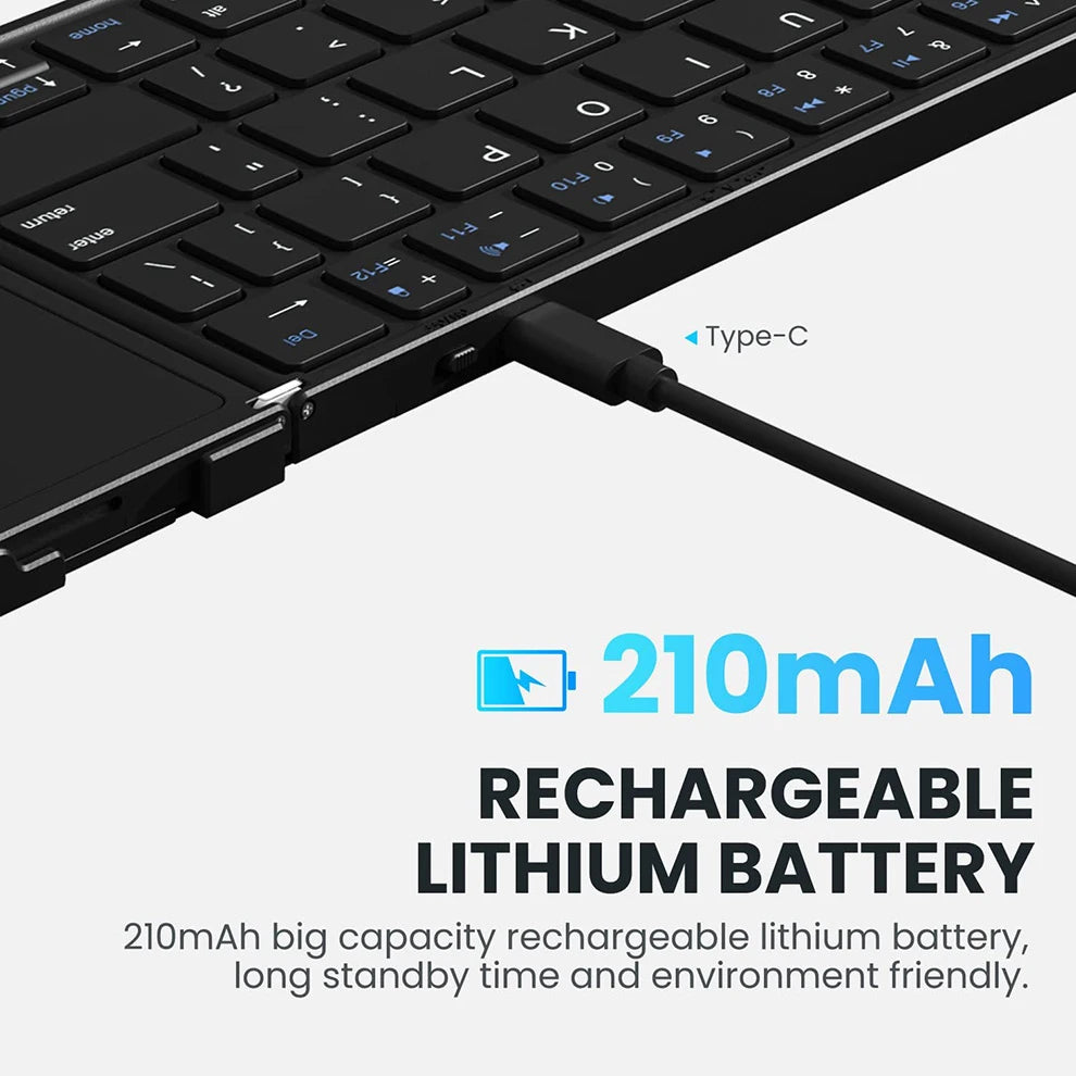PocketFlex Ultra-Slim Wireless Foldable Keyboard