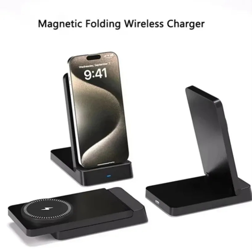 MagDock 3-in-1 Fast Wireless Charging Station