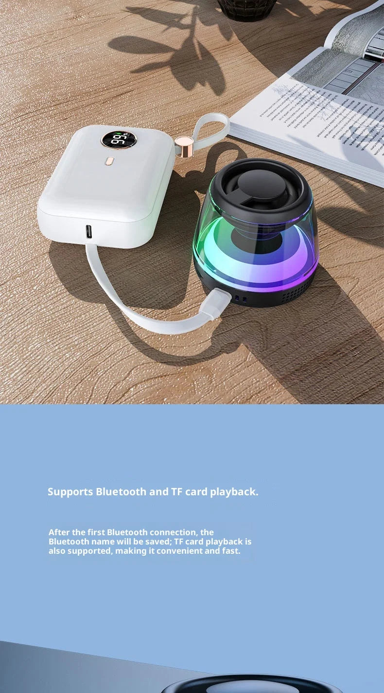 VortexPulse RGB Levitating Bluetooth Speaker