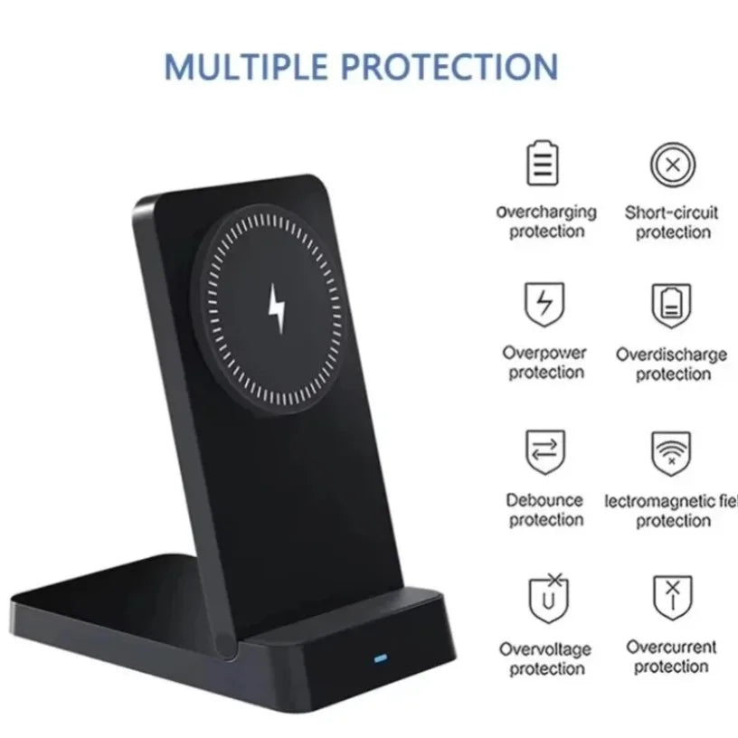 MagDock 3-in-1 Fast Wireless Charging Station
